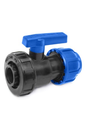 Кран шаровой разъёмный ПНД 3/4 дюйма F х 32 мм