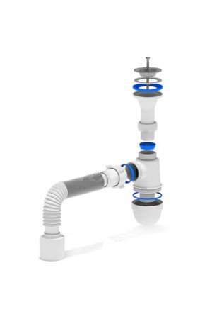 Сифон АНИ C2010 1-1/4 дюйма х50