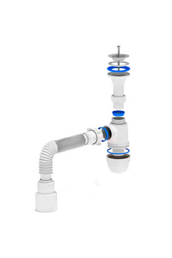 Сифон АНИ C2015 1-1/4 дюйма х40/50