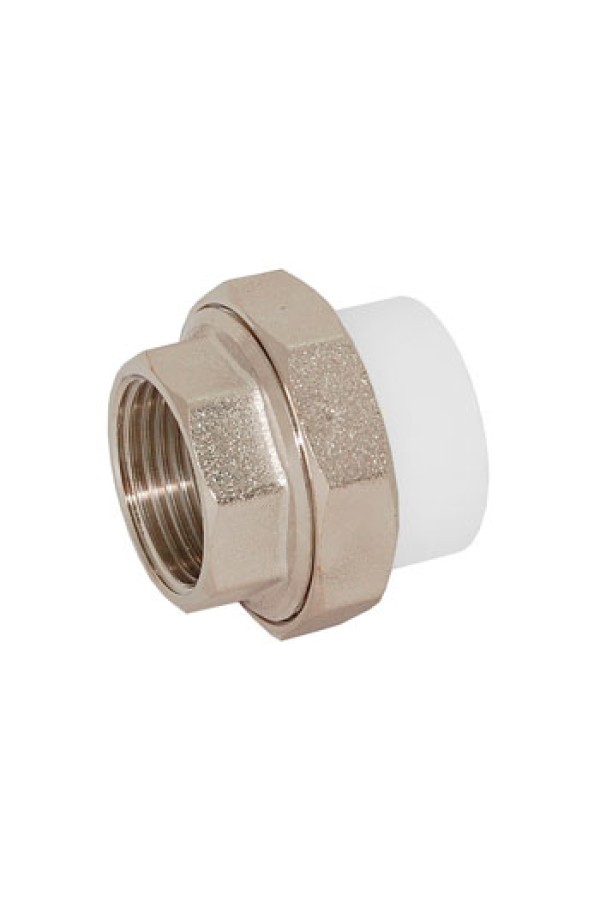 Полипропиленовая разъёмная муфта Американка W-U40F6 40 мм х 1-1/4 дюйма F