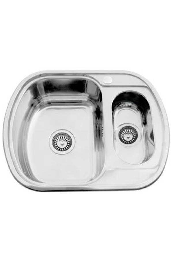 Мойка из нержавейки врезная LEGENDA S6249P (62х49 см) 0,8 мм
