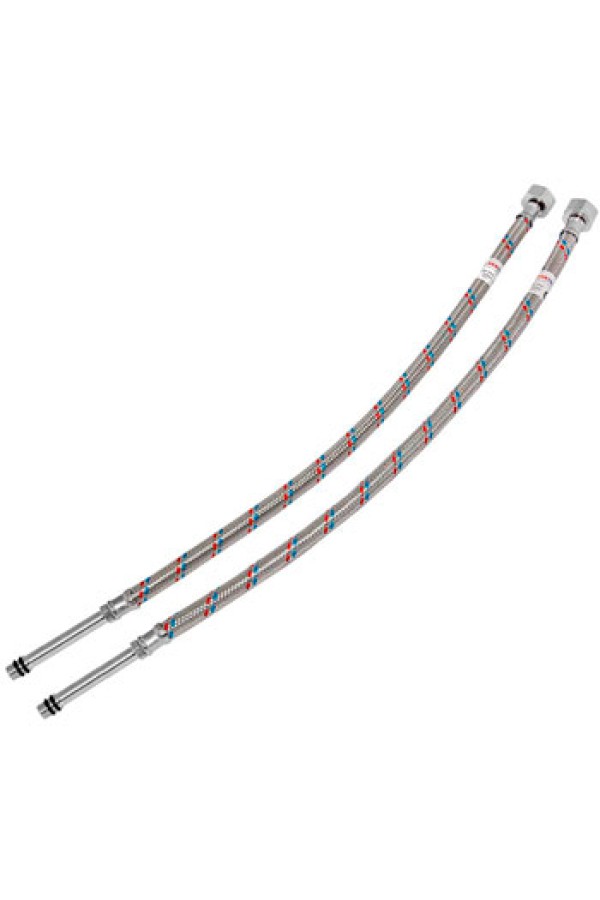 Гибкая подводка для смесителя ST 'BASIC N45L-L' 1/2 дюйма 45 см (пара) удлиненный штуцер