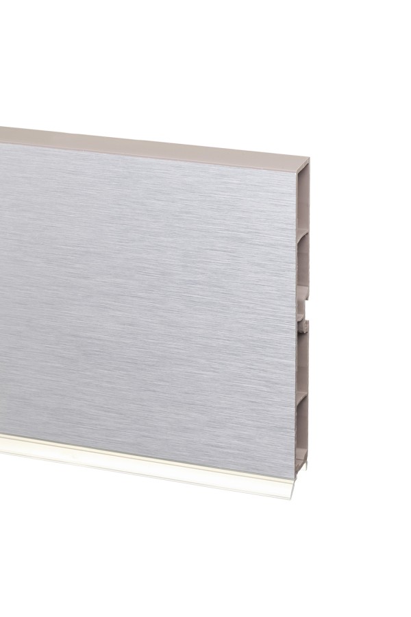Цоколь для кухни Rehau Trend 100 мм, алюминий структурный 352L, L 4000