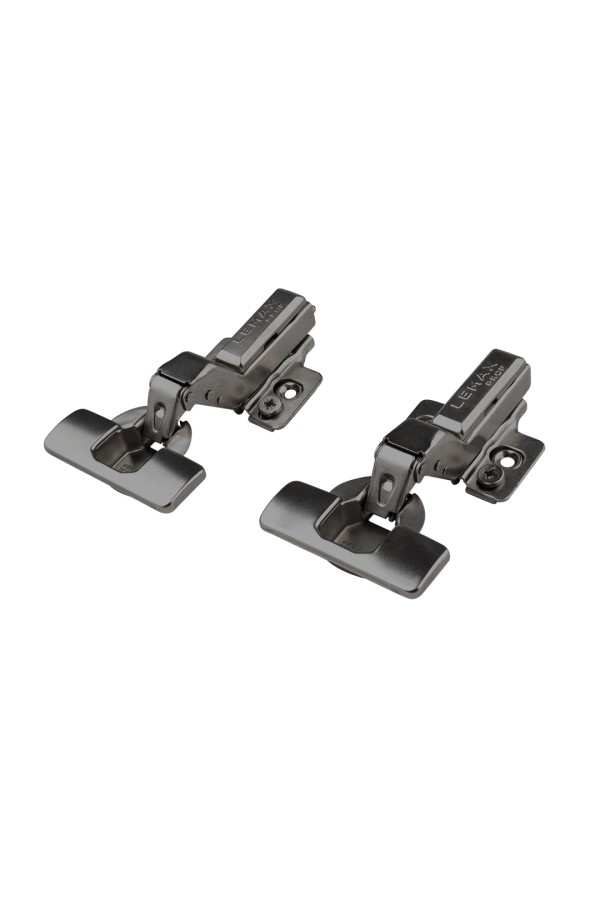 Петля вкладная softly clap с эксцентриком, комп. из 2 шт., черный никель