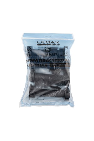 Комплект из 4 регулируемых опор 150 мм с клипсами, черный