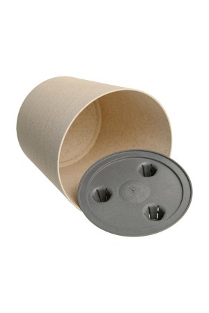 Пластиковый горшок со вставкой 