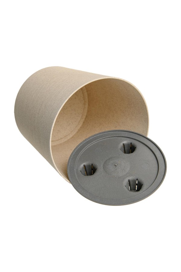 Пластиковый горшок со вставкой 