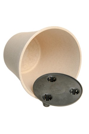 Пластиковый горшок со вставкой 