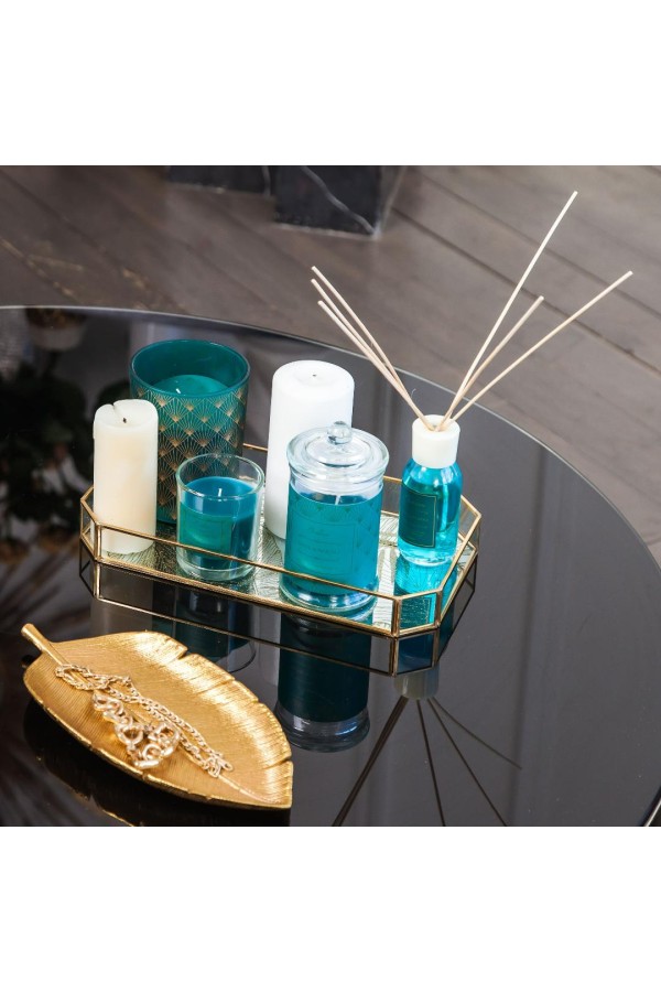 Ароматическая свеча BASIL & NEROLI в стекле, Д70 Ш70 В80