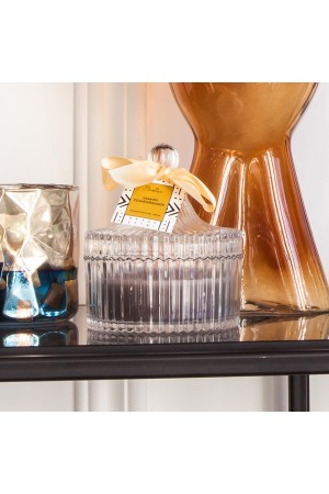 Ароматическая свеча JASMINE POMEGRANATE в стекле, Д105 Ш105 В120