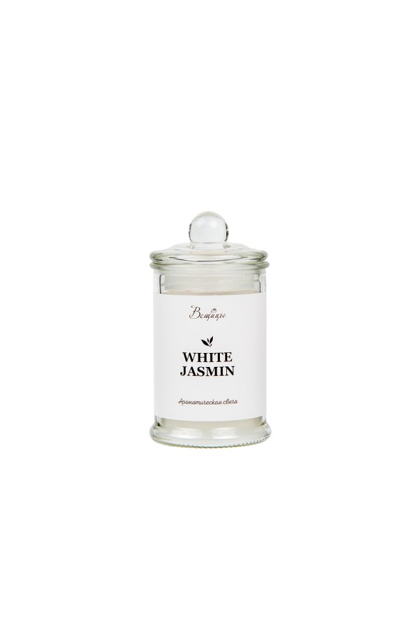 Ароматическая свеча WHITE JASMINE, Д60 Ш60 В110