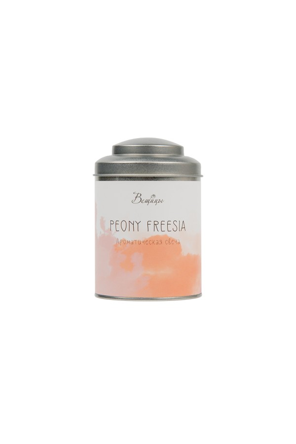 Ароматическая свеча PEONY FREESIA, Д75 Ш75 В110