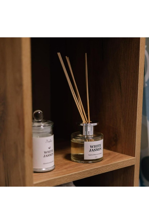 Парфюмированный аромадиффузор WHITE JASMINE, 100 мл., Д73 Ш73 В240