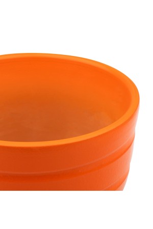 Керамический горшок с подставкой, 2, 4л., Д175 Ш175 В160, рыжий