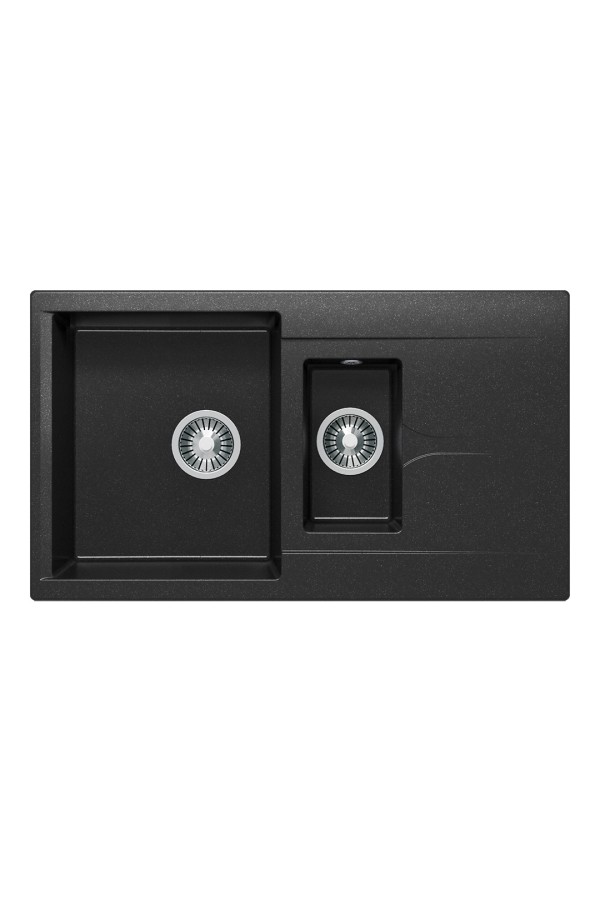 Мойка кухонная BRIG-870, 870х500 мм, черный