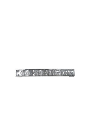Ручка-скоба с кристаллами, 96 мм, хром