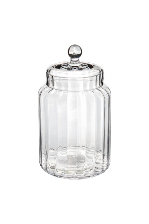 Ваза-конфетница из стекла c крышкой, Д180 Ш180 В310