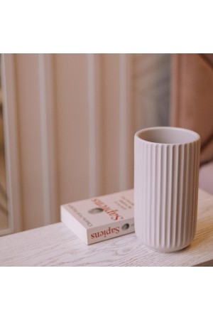 Декоративная ваза Рельеф, Д125 Ш125 В220, пудровый