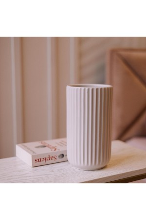 Декоративная ваза Рельеф, Д125 Ш125 В220, пудровый