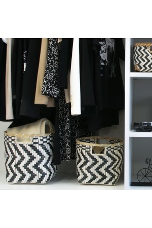 Корзина стеллажная с ручками 