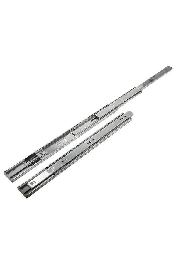 Направляющие шариковые, полного выдвижения с доводчиком + push-to-open, 450 мм