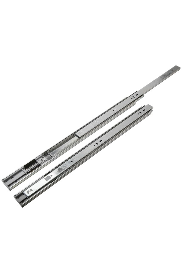 Направляющие шариковые, полного выдвижения с доводчиком + push-to-open, 500 мм
