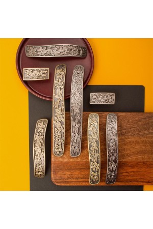 Ручка-скоба, 96 мм, атласная бронза