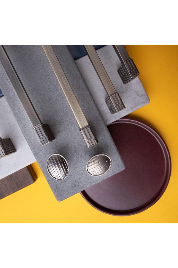 Ручка-скоба, 160 мм, атласное серебро