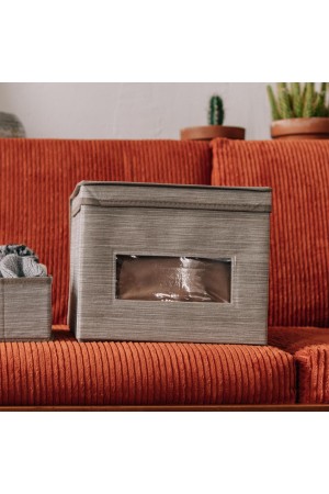 Короб для хранения «Латте», Д400 Ш300 В250, бежевый