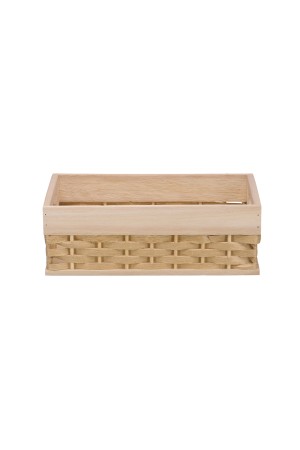 Корзина стеллажная, Д300 Ш190 В110, светло-коричневый