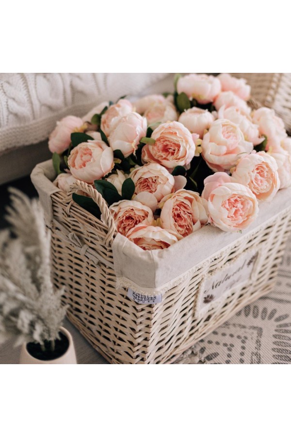 Корзина стеллажная высокая с ручками 