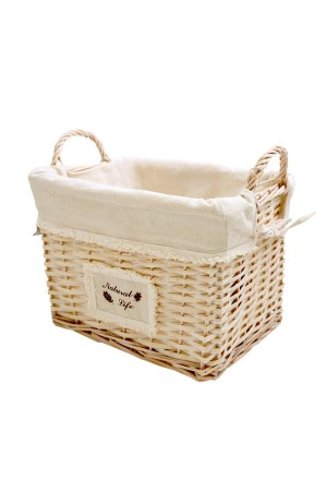 Корзина стеллажная высокая с ручками 