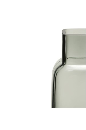 Декоративная ваза из стекла, Д105 Ш75 В205, серый