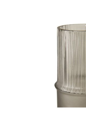 Декоративная ваза из комбинированного стекла, Д111 Ш111 В180, серый