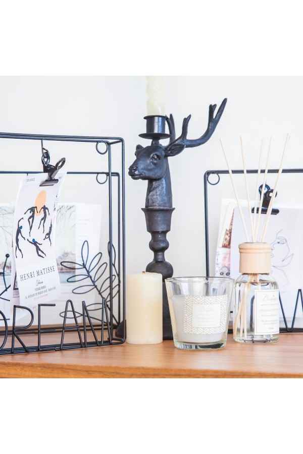 Подсвечник Олень, Д130 Ш110 В305, черный