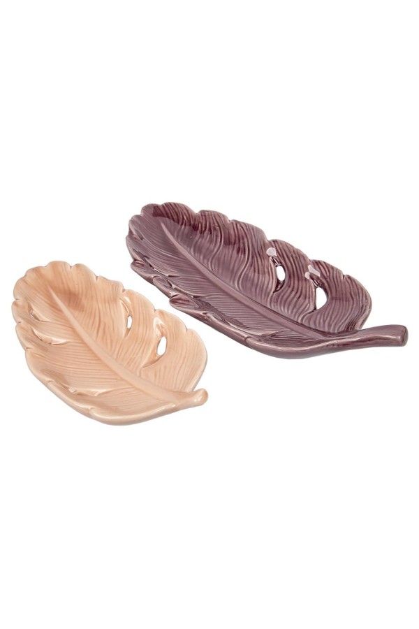 Керамическое блюдо Лист Д280 Ш123 В45