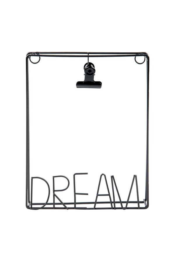 Металлическая фоторамка Мечта, Д230 Ш180 В30, черный