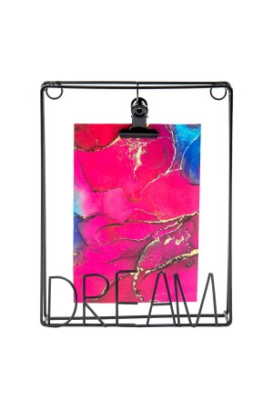 Металлическая фоторамка Мечта, Д230 Ш180 В30, черный