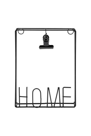 Металлическая фоторамка Дом, Д200 Ш155 В30, черный