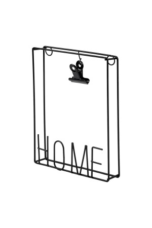 Металлическая фоторамка Дом, Д200 Ш155 В30, черный