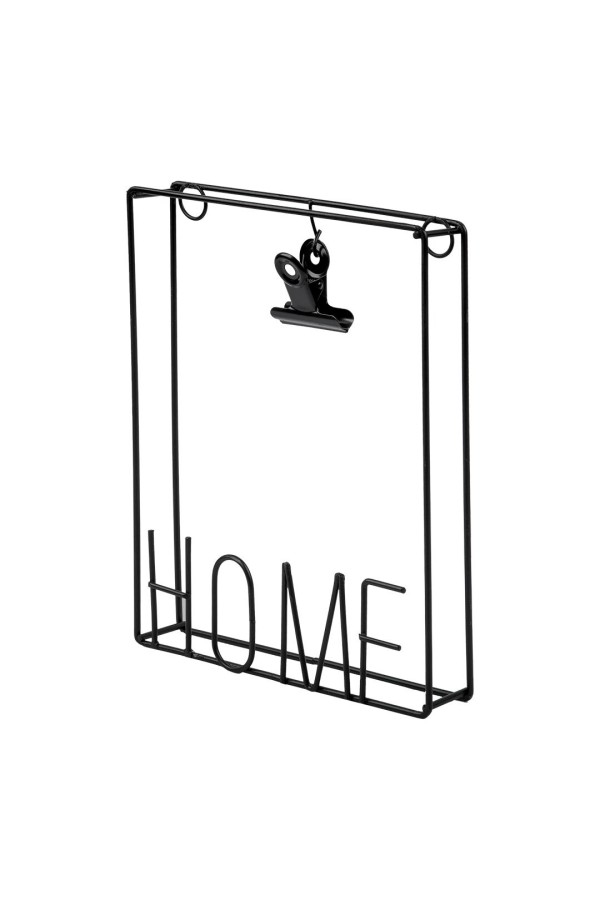 Металлическая фоторамка Дом, Д200 Ш155 В30, черный