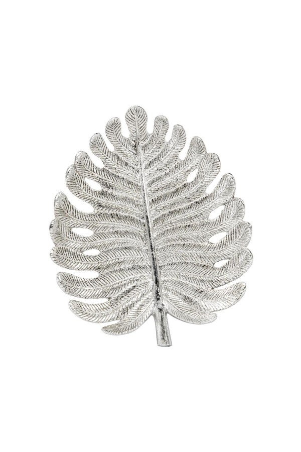 Блюдо Пальмовый лист, Д208 Ш173 В28, серебряный