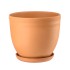 Керамический горшок Терракот с подставкой, 4л., терракотовый