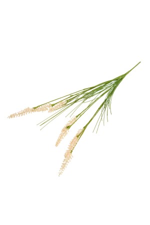 Искусственный цветок Гречишник полевой, В550, бежевый