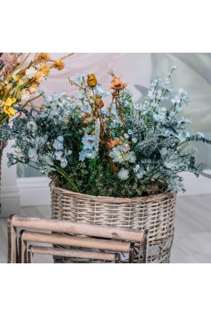 Искусственный цветок Первоцвет ночной, В500, темно-голубой