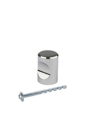 Ручка-кнопка, хром