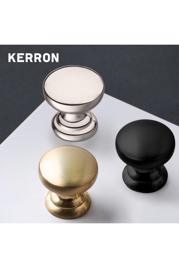 Ручка-кнопка, матовый черный