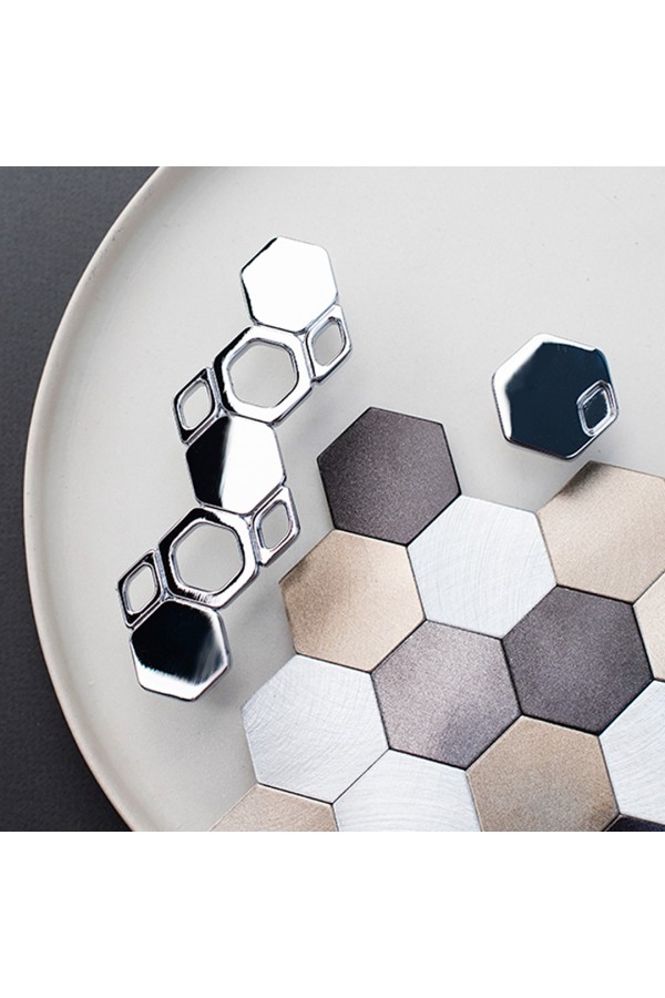 Ручка-кнопка, хром