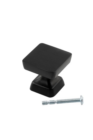 Ручка-кнопка, матовый черный