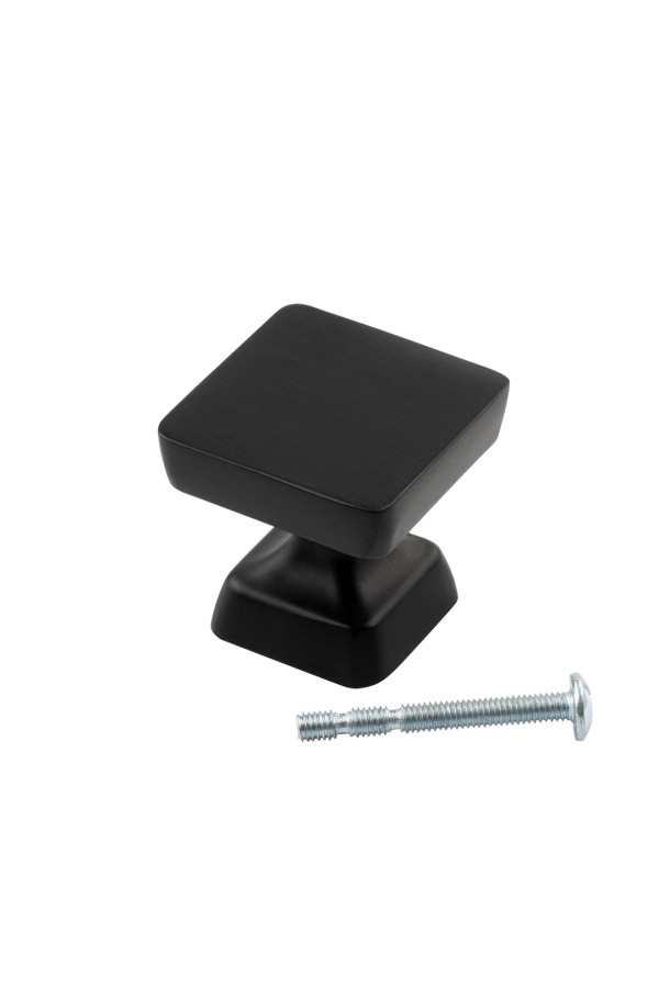 Ручка-кнопка, матовый черный